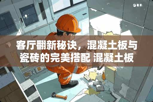 客厅翻新秘诀，混凝土板与瓷砖的完美搭配 混凝土板和瓷砖怎么搭配