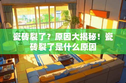 瓷砖裂了？原因大揭秘！瓷砖裂了是什么原因