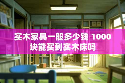 实木家具一般多少钱 1000块能买到实木床吗