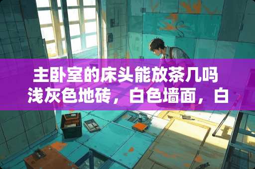 主卧室的床头能放茶几吗 浅灰色地砖，白色墙面，白色门，配什么色家具好看