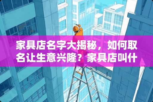 家具店名字大揭秘，如何取名让生意兴隆？家具店叫什么名字好