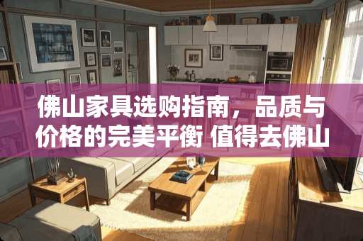 佛山家具选购指南，品质与价格的完美平衡 值得去佛山买家具吗