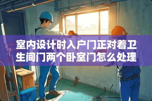 室内设计时入户门正对着卫生间门两个卧室门怎么处理 两个卧室门对着但是没有对齐，一个门正好对着另外门的垛子，怎么办，怎么破解