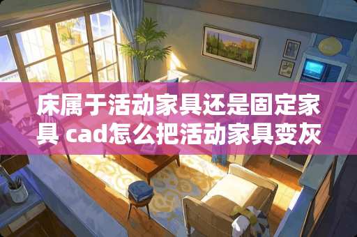 床属于活动家具还是固定家具 cad怎么把活动家具变灰色