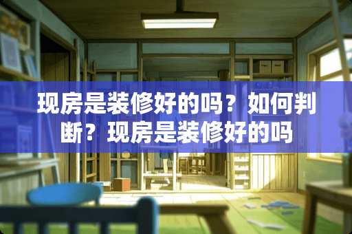 现房是装修好的吗？如何判断？现房是装修好的吗
