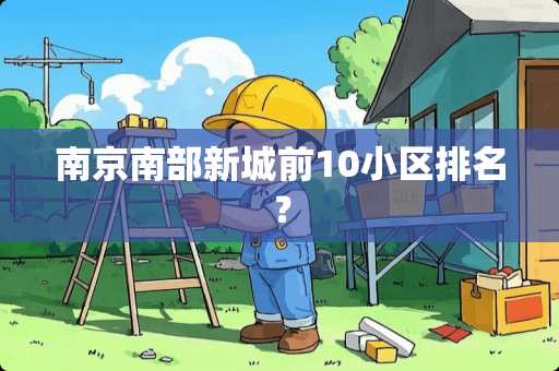 南京南部新城前10小区排名？