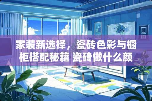 家装新选择，瓷砖色彩与橱柜搭配秘籍 瓷砖做什么颜色的橱柜