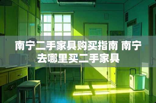 南宁二手家具购买指南 南宁去哪里买二手家具