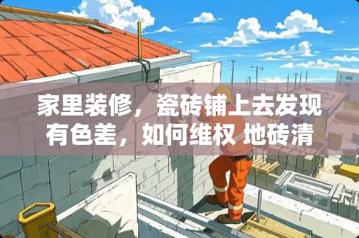 家里装修，瓷砖铺上去发现有色差，如何维权 地砖清洗后与原地砖有色差怎么办