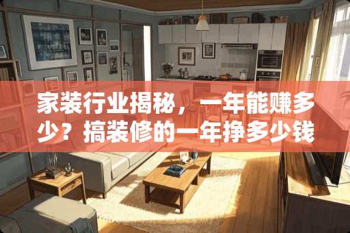 家装行业揭秘，一年能赚多少？搞装修的一年挣多少钱