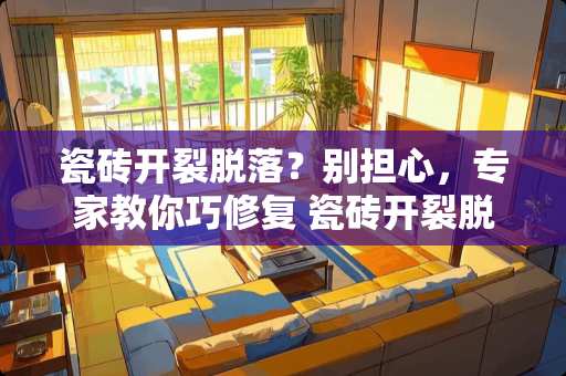 瓷砖开裂脱落？别担心，专家教你巧修复 瓷砖开裂脱落怎么修复