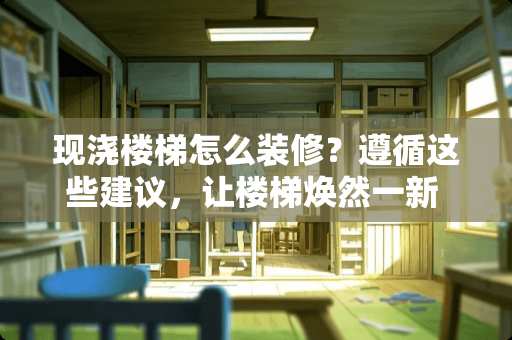 现浇楼梯怎么装修？遵循这些建议，让楼梯焕然一新 现浇楼梯怎么装修