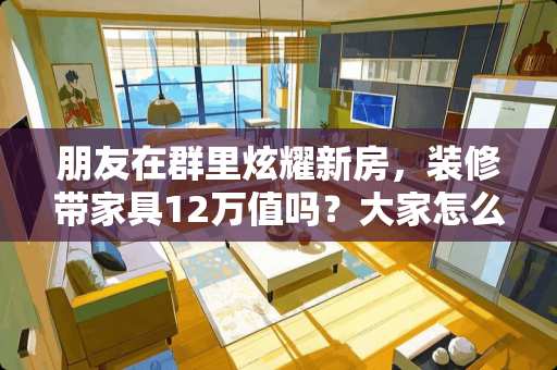 朋友在群里炫耀新房，装修带家具12万值吗？大家怎么看 装修买家具，定制家具和自己找木工做，哪个省钱还要样子好看，做工好
