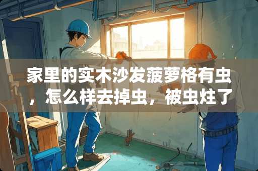 家里的实木沙发菠萝格有虫，怎么样去掉虫，被虫炷了很多粉 家具上的小白虫怎么弄掉