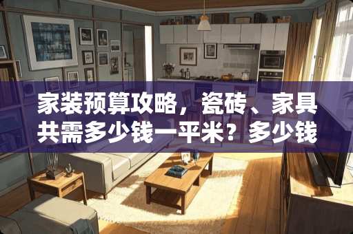 家装预算攻略，瓷砖、家具共需多少钱一平米？多少钱装修一平米