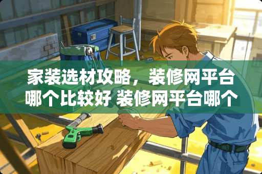 家装选材攻略，装修网平台哪个比较好 装修网平台哪个比较好
