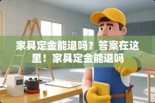 家具定金能退吗？答案在这里！家具定金能退吗