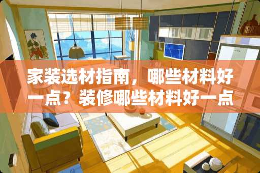 家装选材指南，哪些材料好一点？装修哪些材料好一点