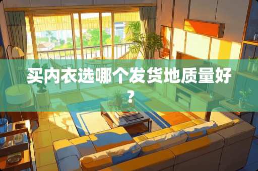 买内衣选哪个发货地质量好？