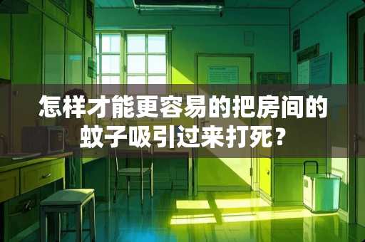 怎样才能更容易的把房间的蚊子吸引过来打死？