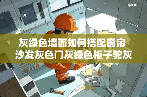 灰绿色墙面如何搭配窗帘 沙发灰色门灰绿色柜子驼灰色窗帘怎么搭