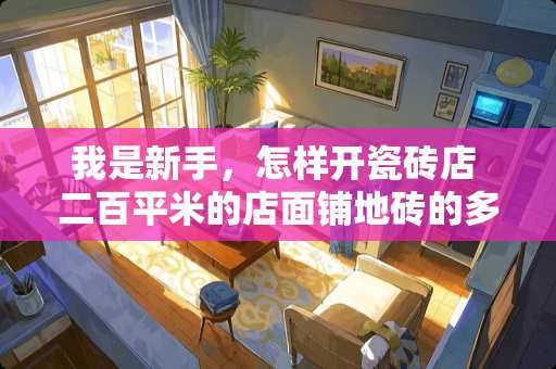 我是新手，怎样开瓷砖店 二百平米的店面铺地砖的多少钱
