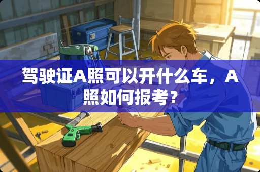 ***A照可以开什么车，A照如何报考？