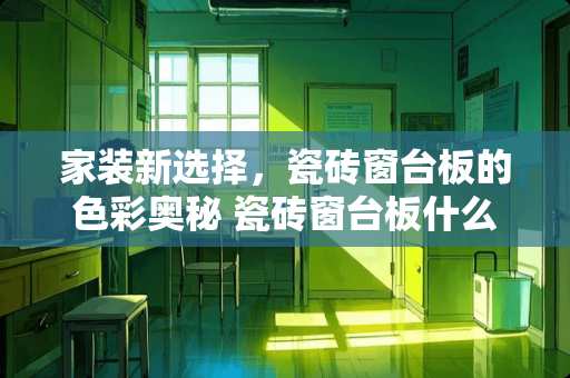 家装新选择，瓷砖窗台板的色彩奥秘 瓷砖窗台板什么颜色好看