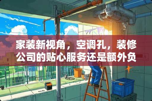 家装新视角，空调孔，装修公司的贴心服务还是额外负担？装修公司给打空调孔吗