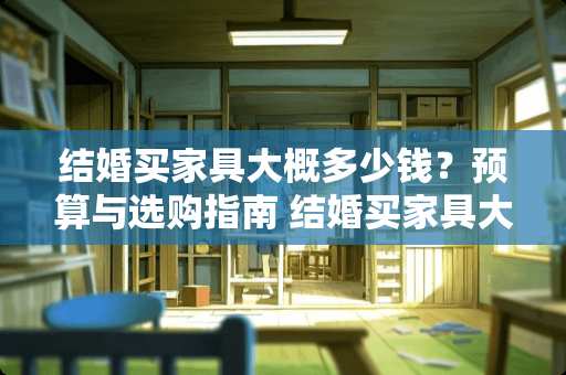 结婚买家具大概多少钱？预算与选购指南 结婚买家具大概多少钱