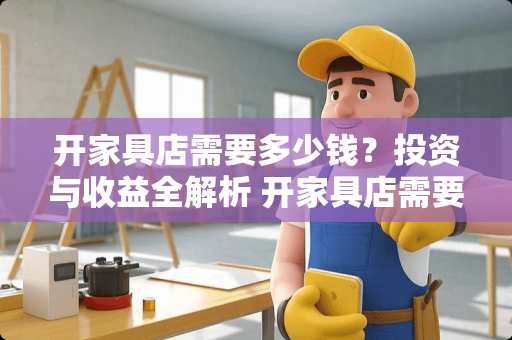 开家具店需要多少钱？投资与收益全解析 开家具店需要多少钱