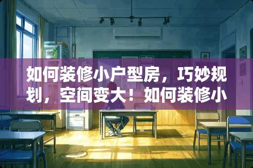 如何装修小户型房，巧妙规划，空间变大！如何装修小户型房