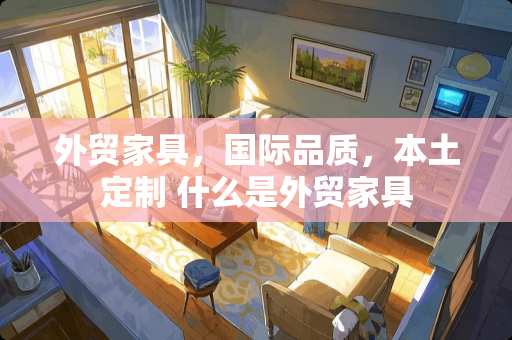 外贸家具，国际品质，本土定制 什么是外贸家具