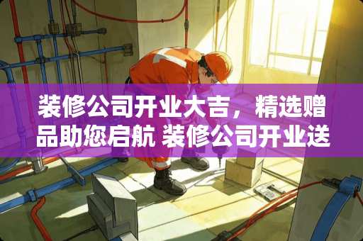 装修公司开业大吉，精选赠品助您启航 装修公司开业送什么