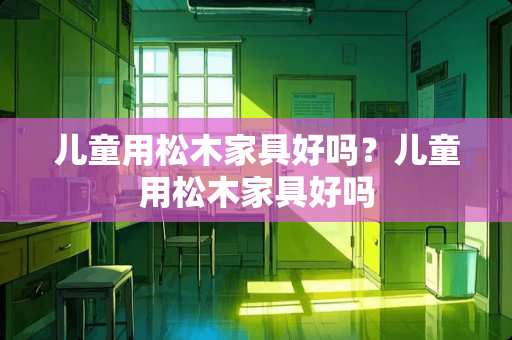 儿童用松木家具好吗？儿童用松木家具好吗