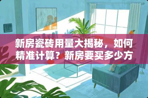 新房瓷砖用量大揭秘，如何精准计算？新房要买多少方的瓷砖