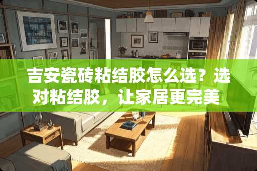 吉安瓷砖粘结胶怎么选？选对粘结胶，让家居更完美 吉安瓷砖粘结胶怎么选