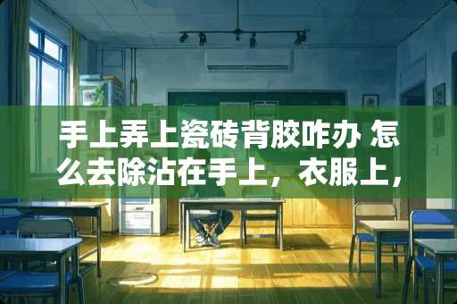 手上弄上瓷砖背胶咋办 怎么去除沾在手上，衣服上，瓷砖上的美缝剂