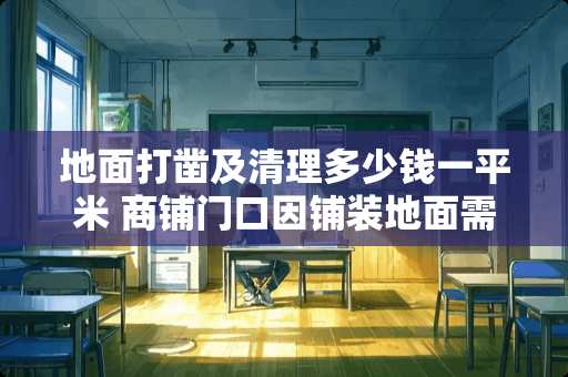 地面打凿及清理多少钱一平米 商铺门口因铺装地面需要空调拆除半个月再安装回来费用应该谁出