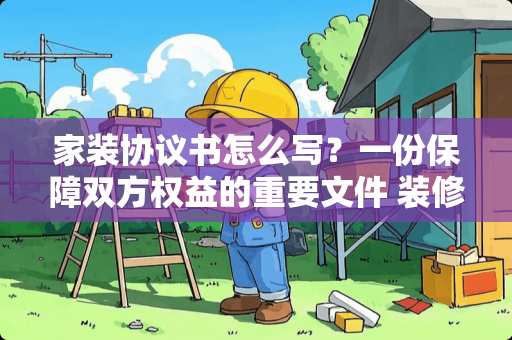 家装协议书怎么写?一份保障双方权益的重要文件 装修协议书怎么写 家装协议书怎么写?一份保障双方权益的重要文件 装修协议书怎么写