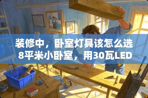 装修中，卧室灯具该怎么选 8平米小卧室，用30瓦LED灯会不会太亮了