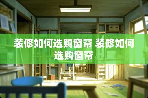 装修如何选购窗帘 装修如何选购窗帘