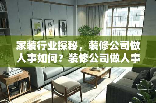 家装行业探秘，装修公司做人事如何？装修公司做人事怎么样