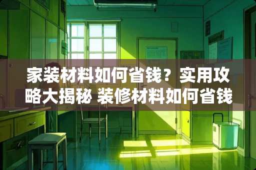 家装材料如何省钱?实用攻略大揭秘 装修材料如何省钱 家装材料如何省钱?实用攻略大揭秘 装修材料如何省钱