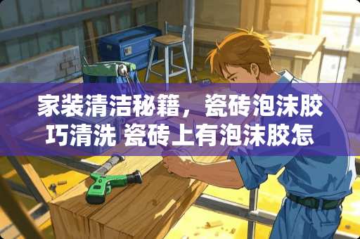 家装清洁秘籍，瓷砖泡沫胶巧清洗 瓷砖上有泡沫胶怎么洗