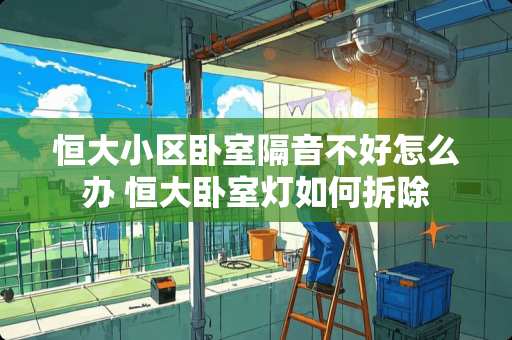 恒大小区卧室隔音不好怎么办 恒大卧室灯如何拆除