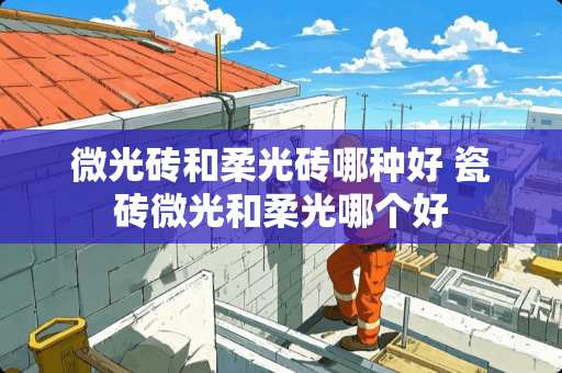 微光砖和柔光砖哪种好 瓷砖微光和柔光哪个好