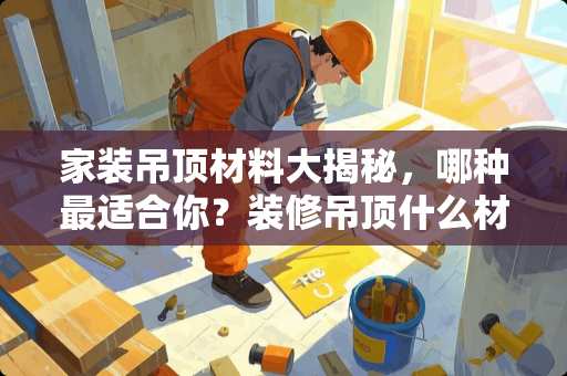 家装吊顶材料大揭秘，哪种最适合你？装修吊顶什么材料好