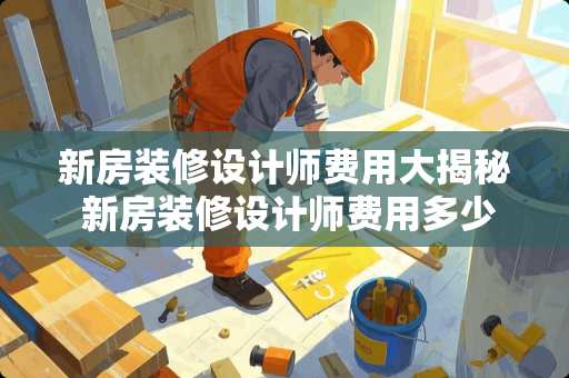 新房装修设计师费用大揭秘 新房装修设计师费用多少