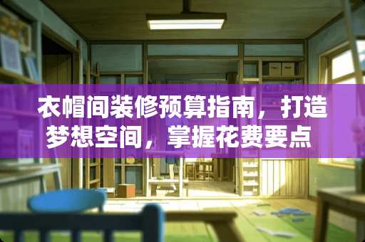衣帽间装修预算指南，打造梦想空间，掌握花费要点 衣帽间装修多少钱